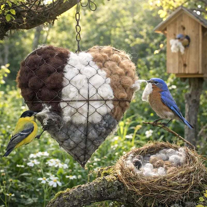 Zupfherz Alpakawolle-Spender