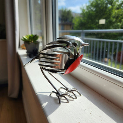 Rotkehlchen Besteckfigur