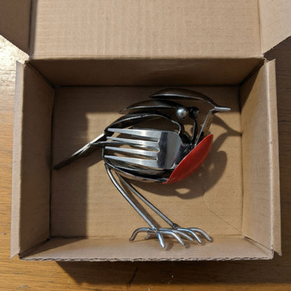 Rotkehlchen Besteckfigur