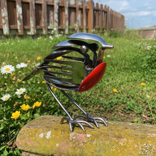 Rotkehlchen Besteckfigur