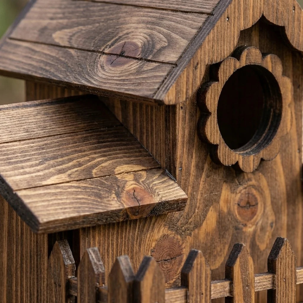 Waldhüter Eichenholz-Vogelhaus